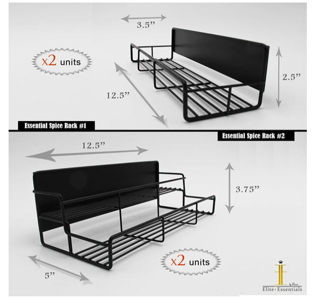 Magnetic shelving/spice rack